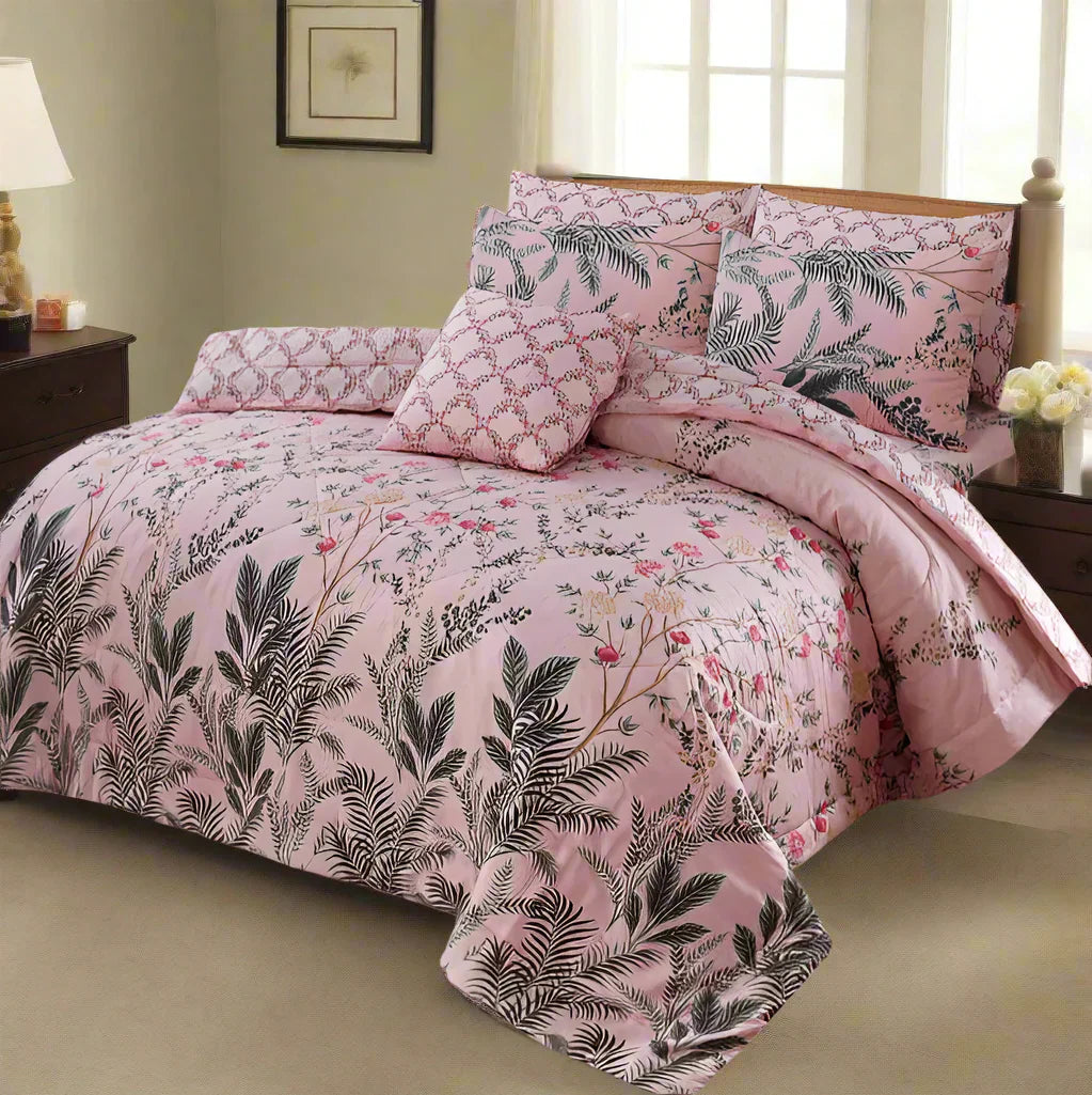 BAR COTTON COMFORTER SET-7PCS