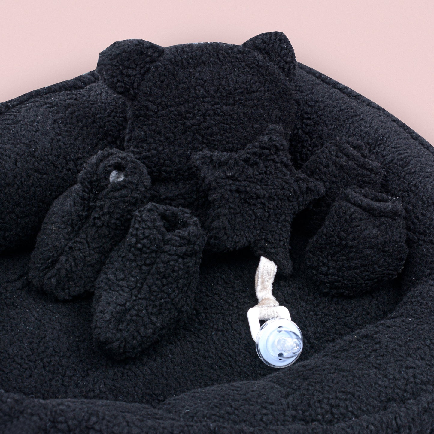 Sherpa Baby Nest Set-Black