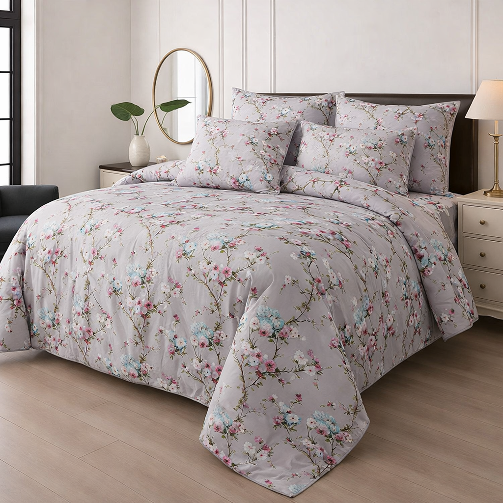 Winter Quilt/Razai Set SH-52 (Heavy polyester Filling)