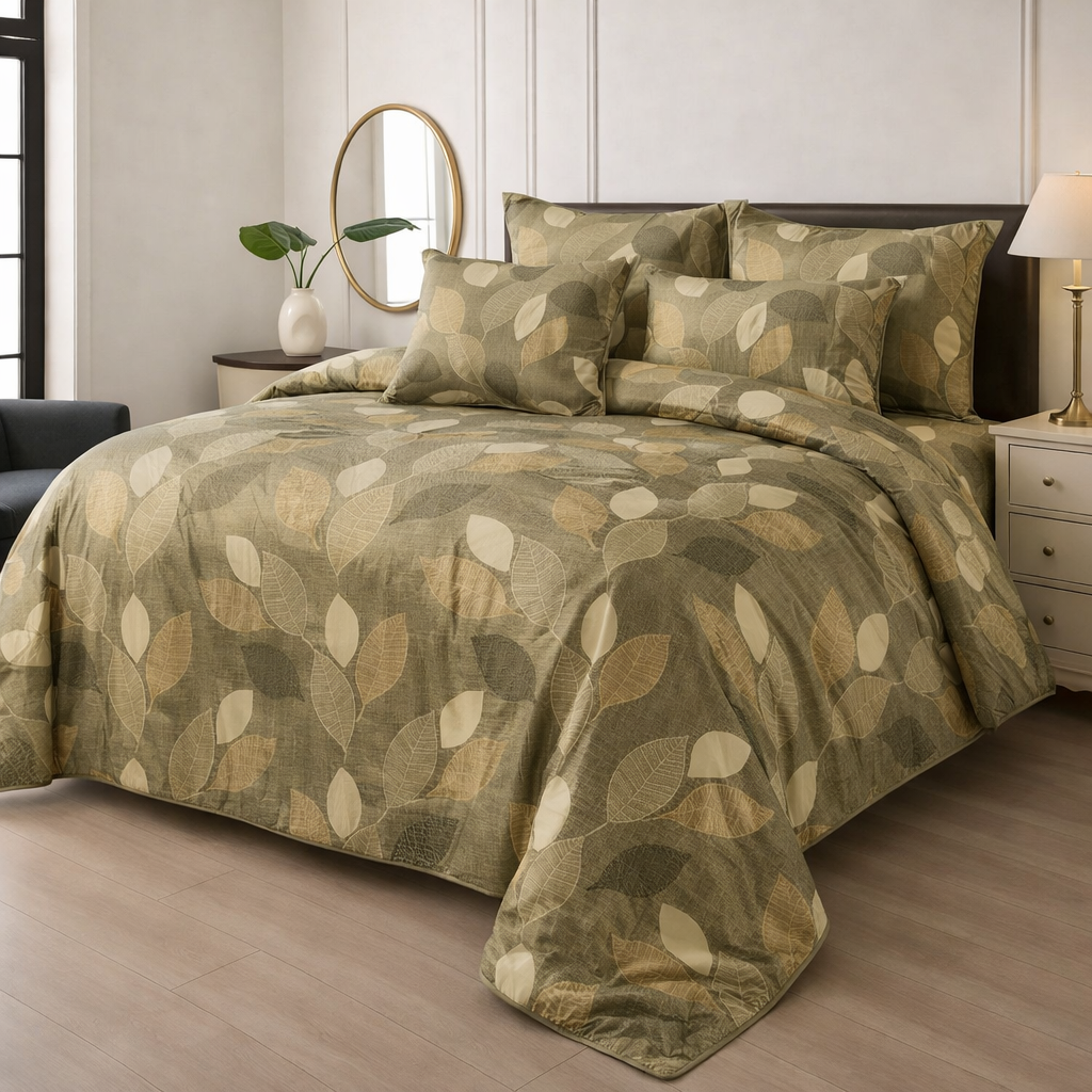 Winter Quilt/Razai Set SH-57 (Heavy polyester Filling)