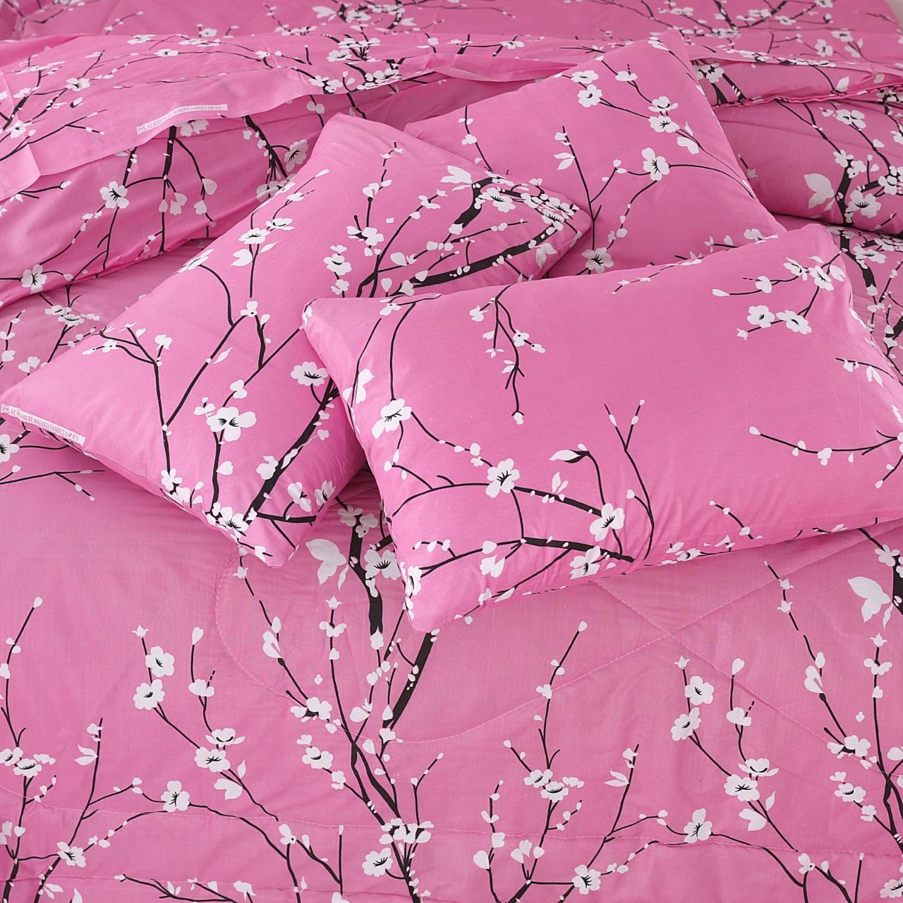 PINK COTTON COMFORTER SET-7PCS
