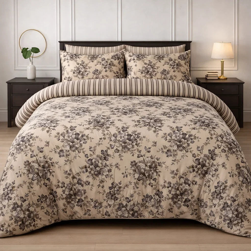 Winter Quilt/Razai Set SH-48 (Heavy polyester Filling)