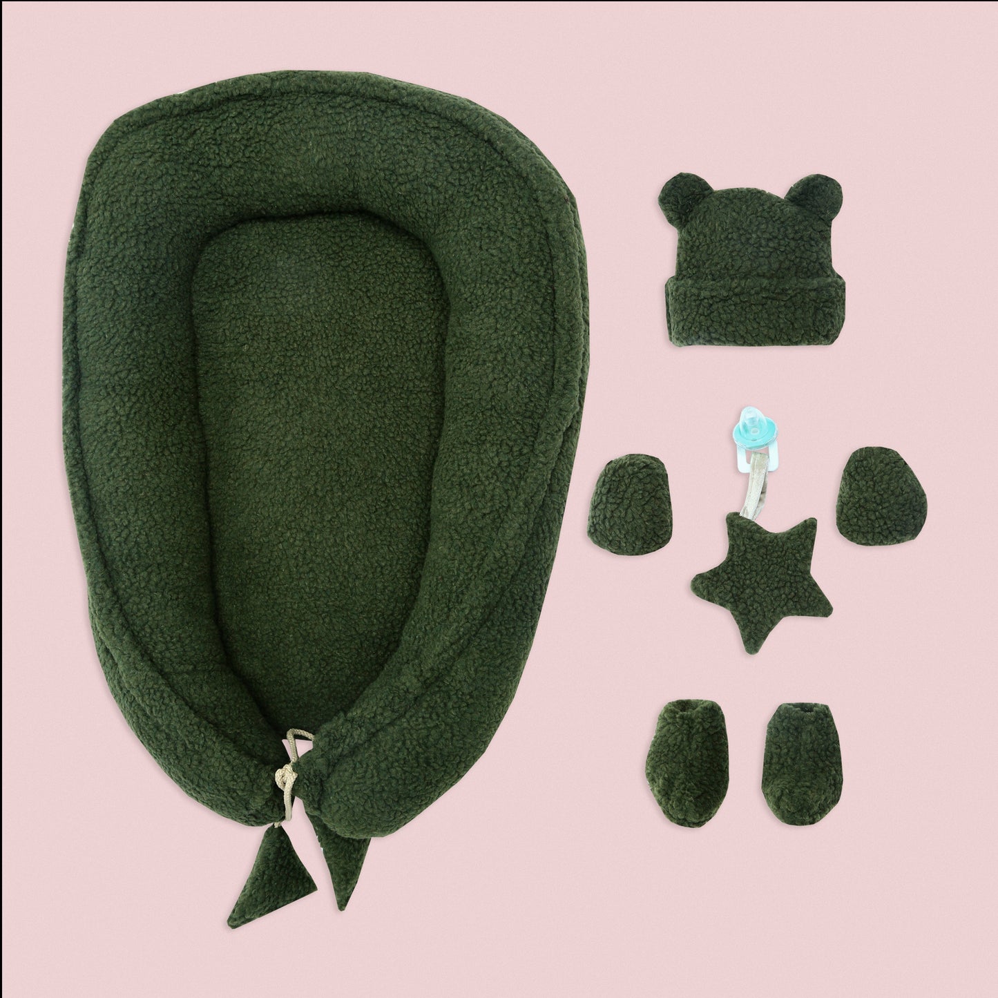 Sherpa Baby Nest Set-Green