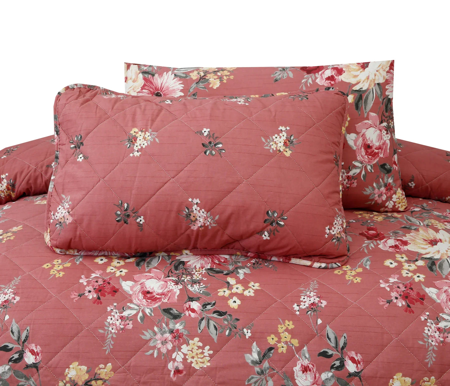 PINK COTTON COMFORTER SET-7PCS