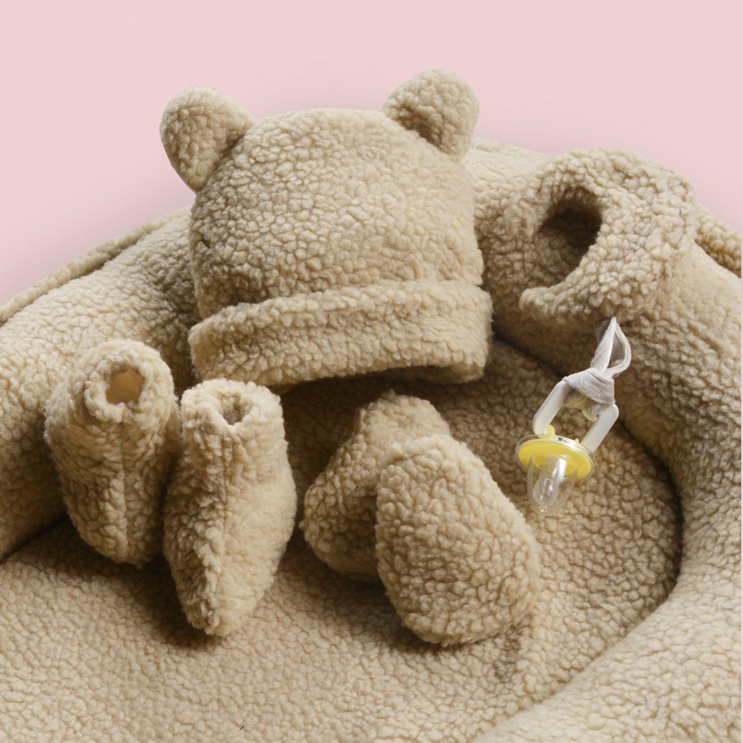 Sherpa Baby Nest Set-Beige
