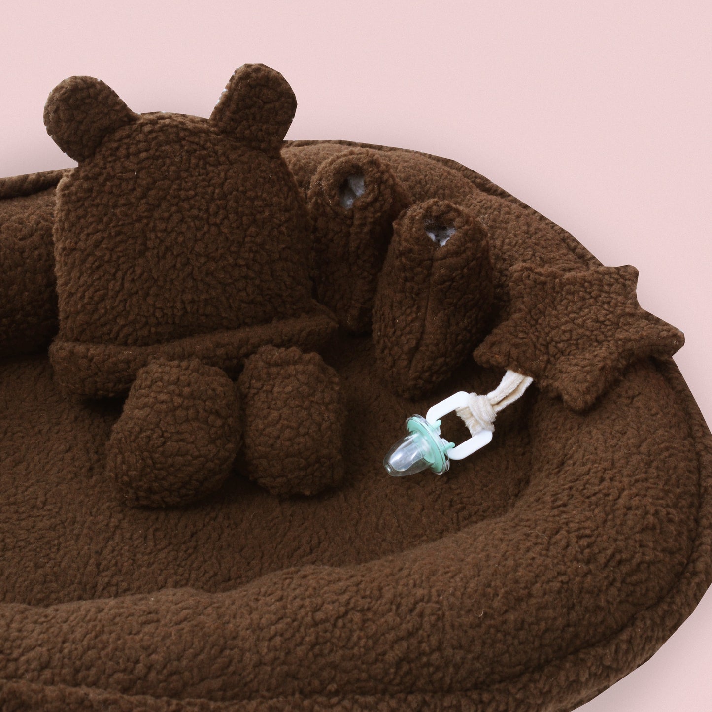 Sherpa Baby Nest Set-Brown