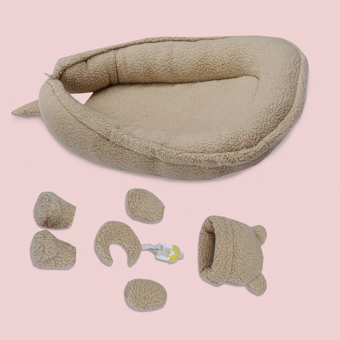 Sherpa Baby Nest Set-Beige