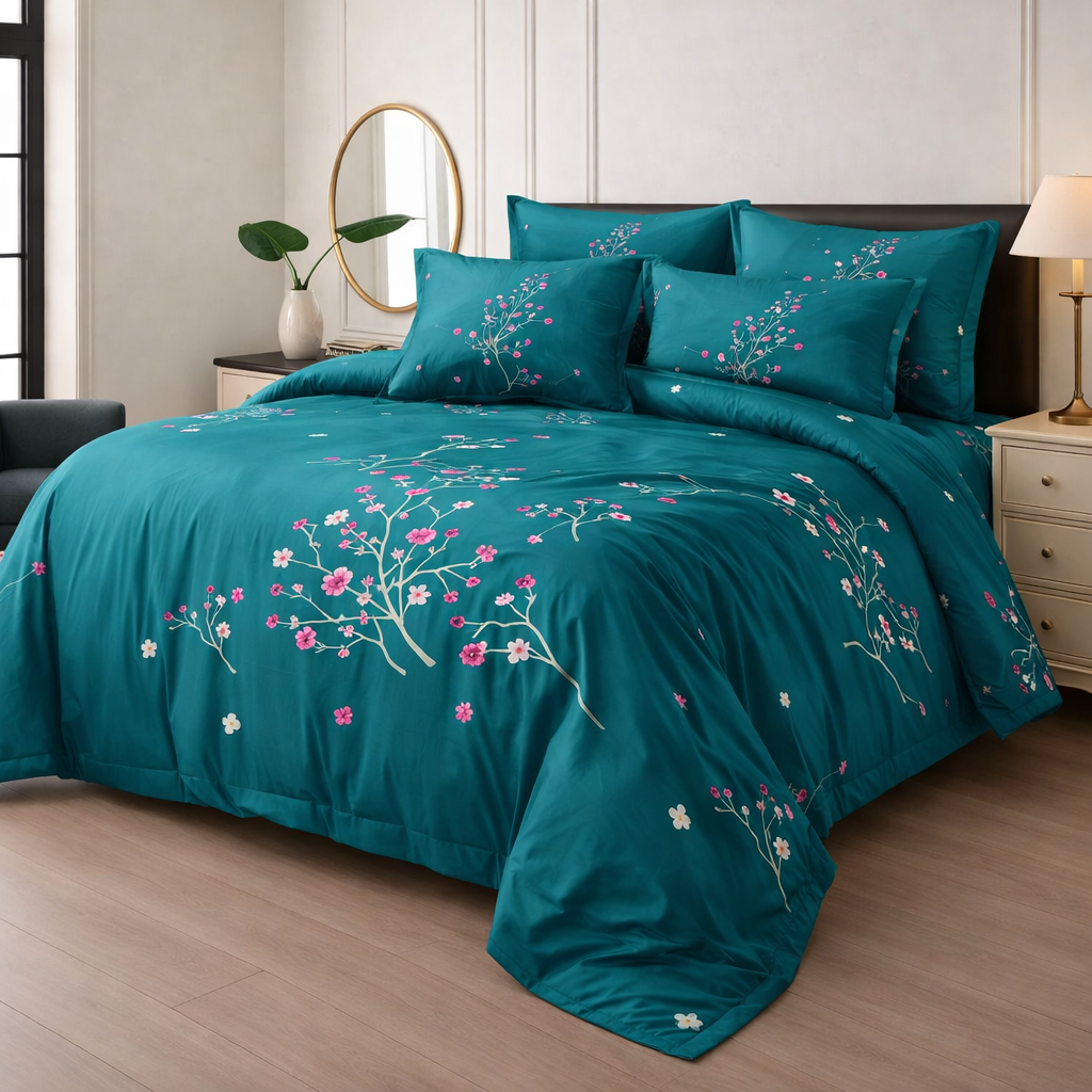 Winter Quilt/Razai Set SH-53 (Heavy polyester Filling)