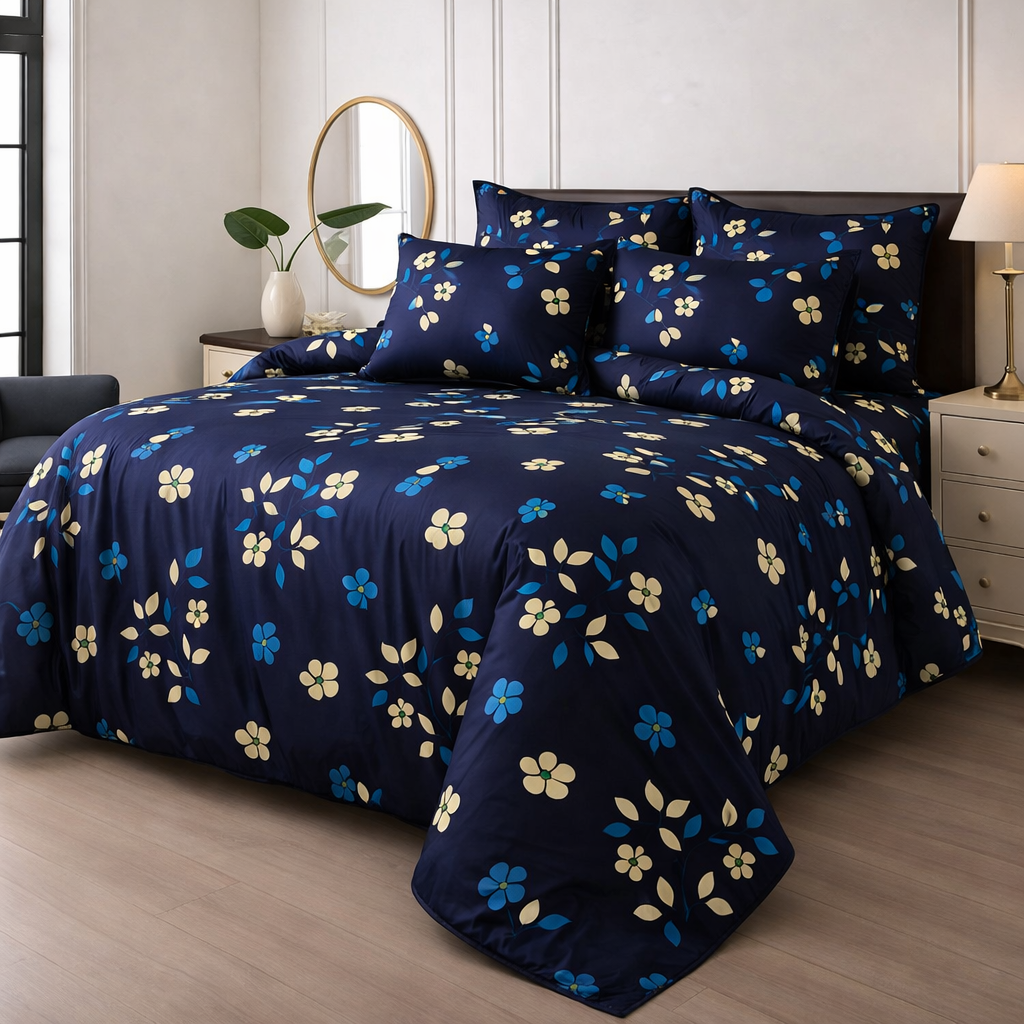 Winter Quilt/Razai Set SH-56 (Heavy polyester Filling)