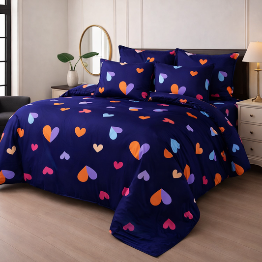 Winter Quilt/Razai Set SH-54 (Heavy polyester Filling)