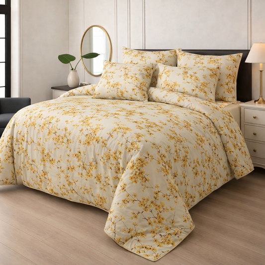 Winter Quilt/Razai Set SH-58 (Heavy polyester Filling)