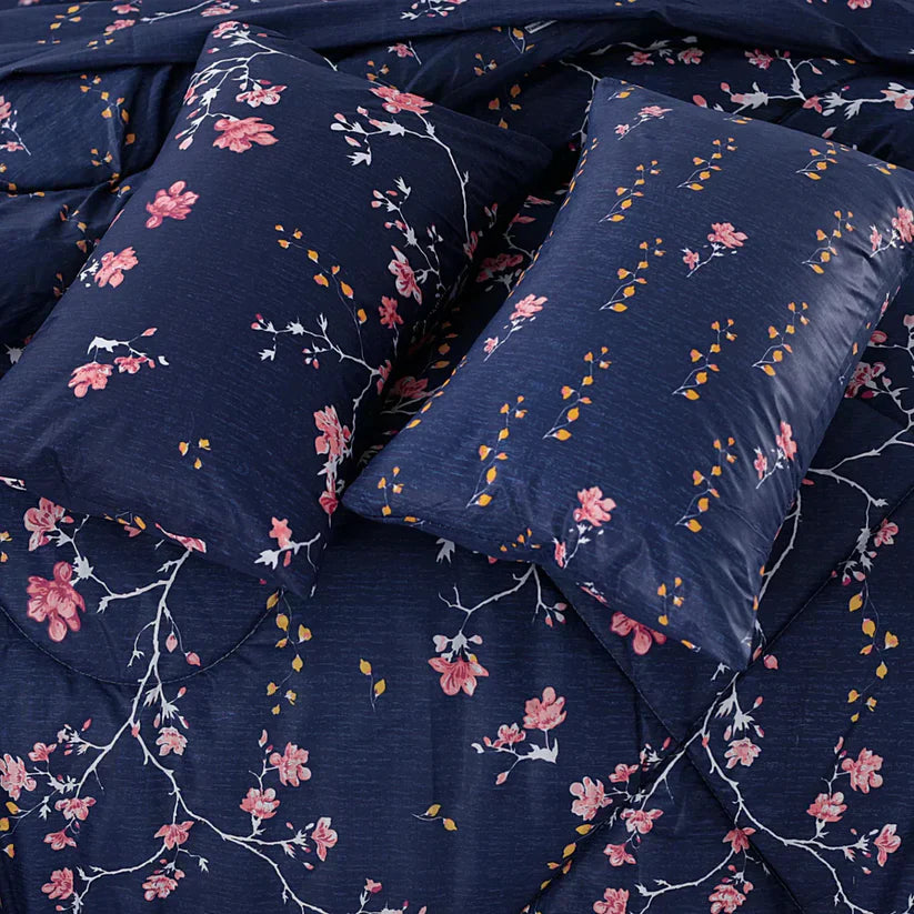 MIX LEAF  COTTON COMFORTER SET-7PCS