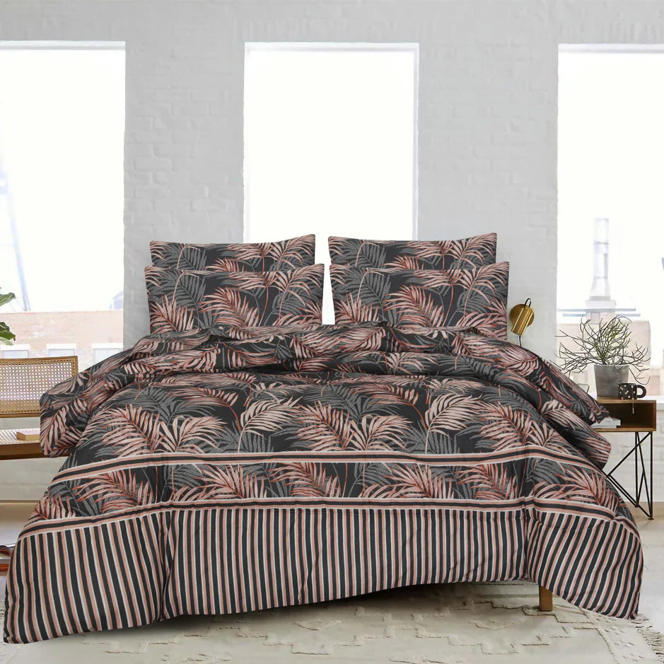 M.Z LEAF 2 COTTON COMFORTER SET-7PCS