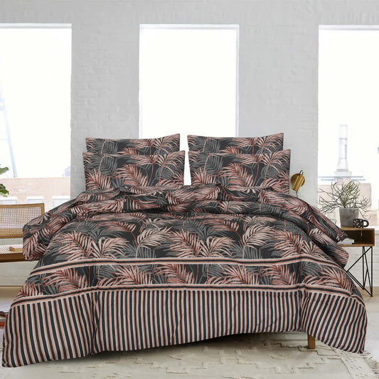 M.Z LEAF 2 COTTON COMFORTER SET-7PCS