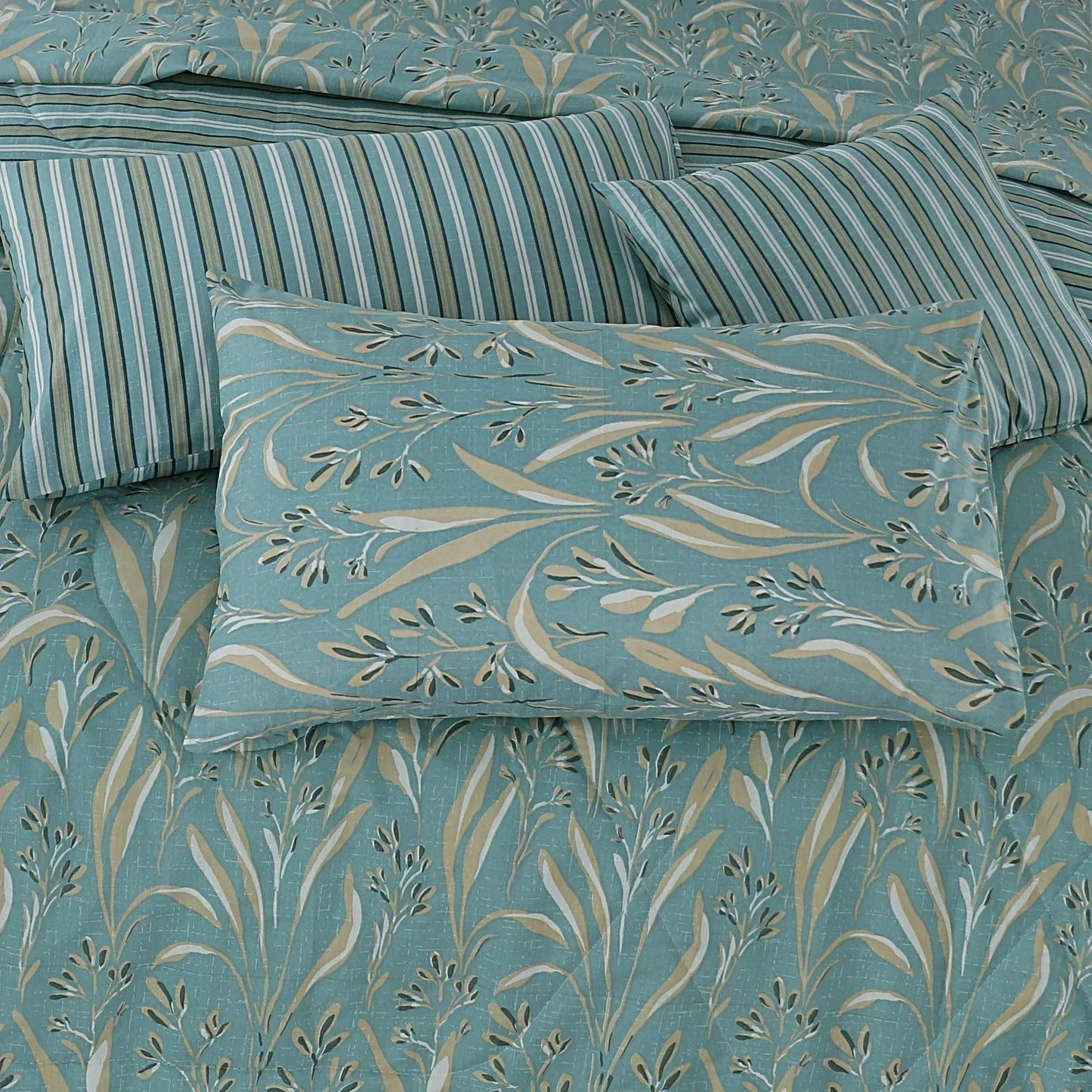 BRICK COTTON COMFORTER SET-7PCS