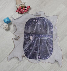 Sun Shine Printed Baby Bed Set-7 Pcs-Blue