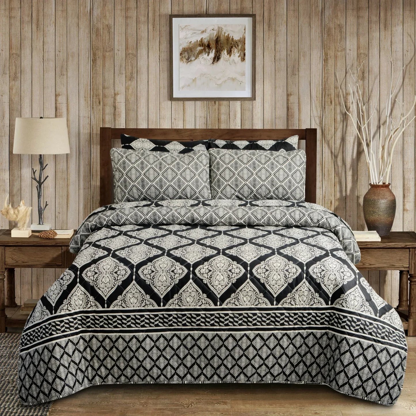 BLACKO COTTON COMFORTER SET-7PCS