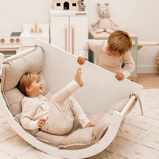 Baby Sensory Training Shake Chair for Children's, Learning Table, Climbing Arch