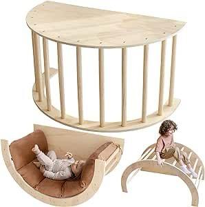 Baby Sensory Training Shake Chair for Children's, Learning Table, Climbing Arch