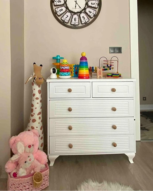 Wooden Baby Drawer-White