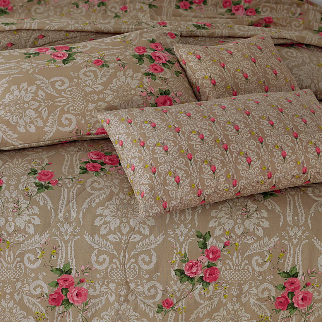 SKIN FLOR COTTON COMFORTER SET-7PCS