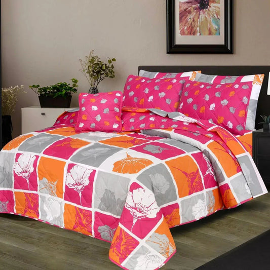 SIGNATURE M.Z LINE  COTTON COMFORTER SET-7PCS