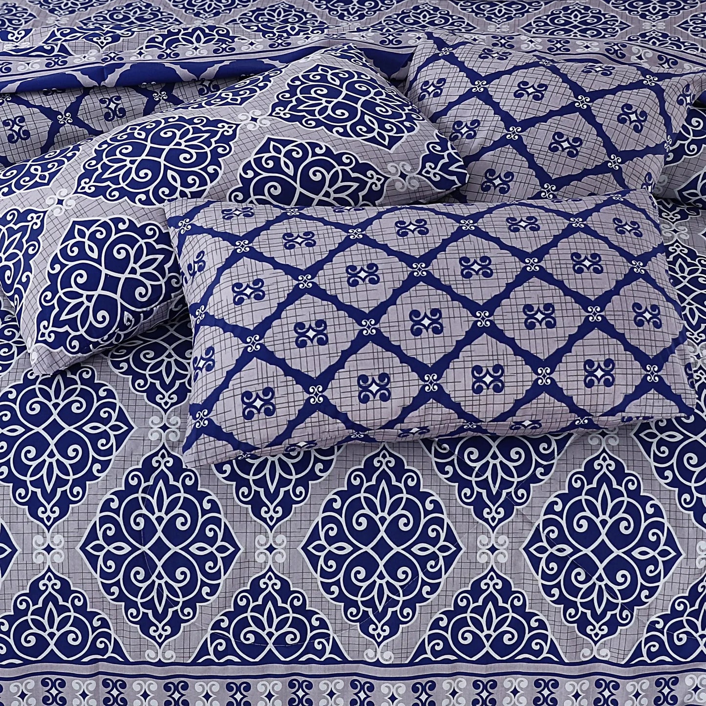 Winter Quilt/Razai Set SH-40 (Heavy polyester Filling)