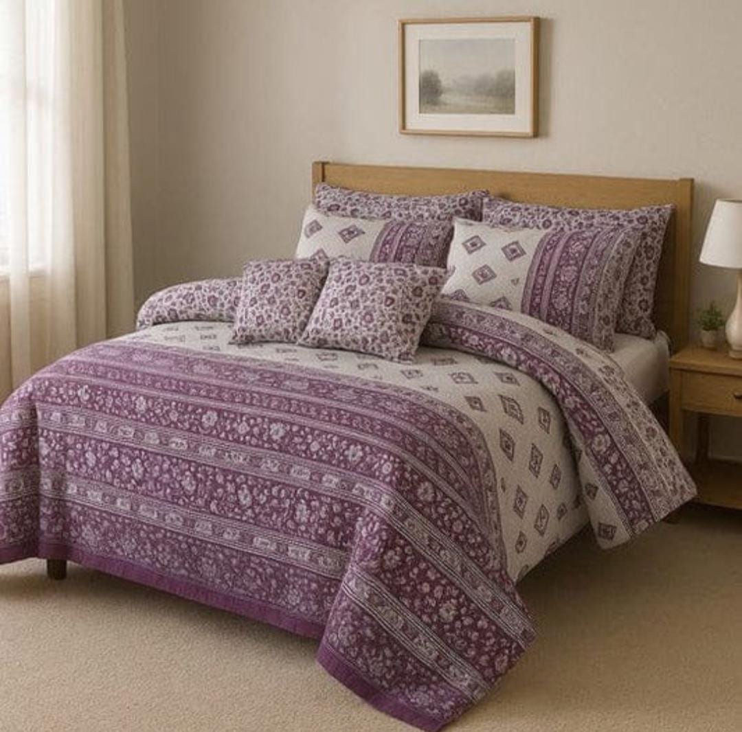 D.B LINE  COTTON COMFORTER SET-7PCS