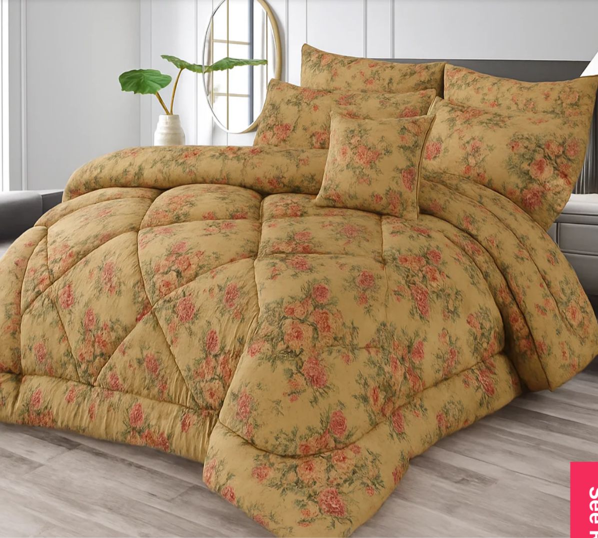 Winter Quilt/Razai Set SH-22 (Heavy polyester Filling)