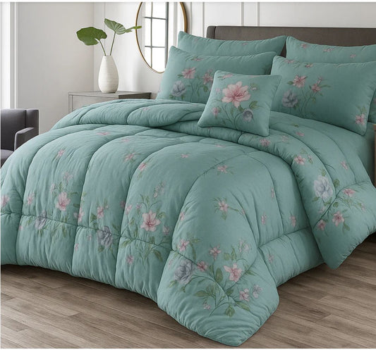 Winter Quilt/Razai Set SH-23 (Heavy polyester Filling)