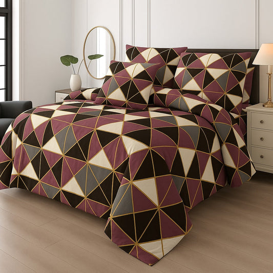 Winter Quilt/Razai Set SH-63 (Heavy polyester Filling)