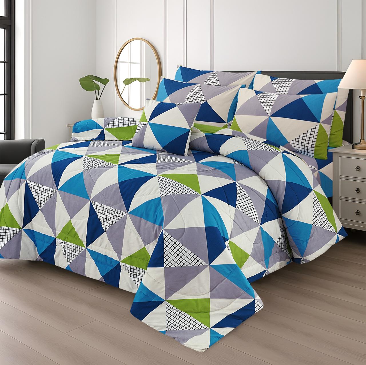 Winter Quilt/Razai Set SH-62 (Heavy polyester Filling)