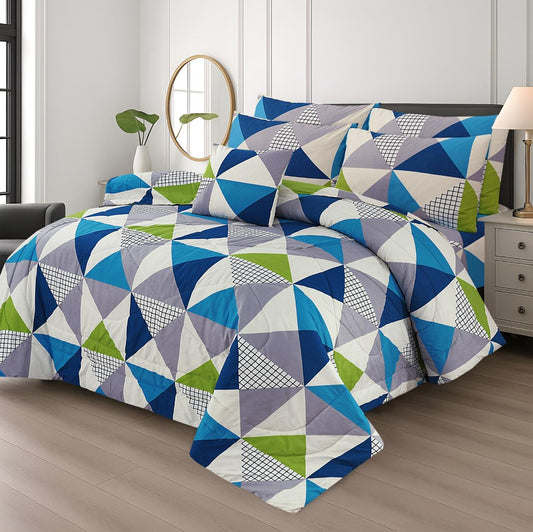 Winter Quilt/Razai Set SH-62 (Heavy polyester Filling)