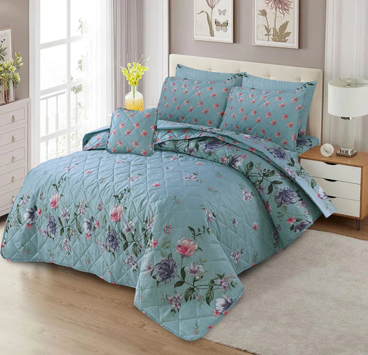 SKY LEAF COTTON COMFORTER SET-7PCS