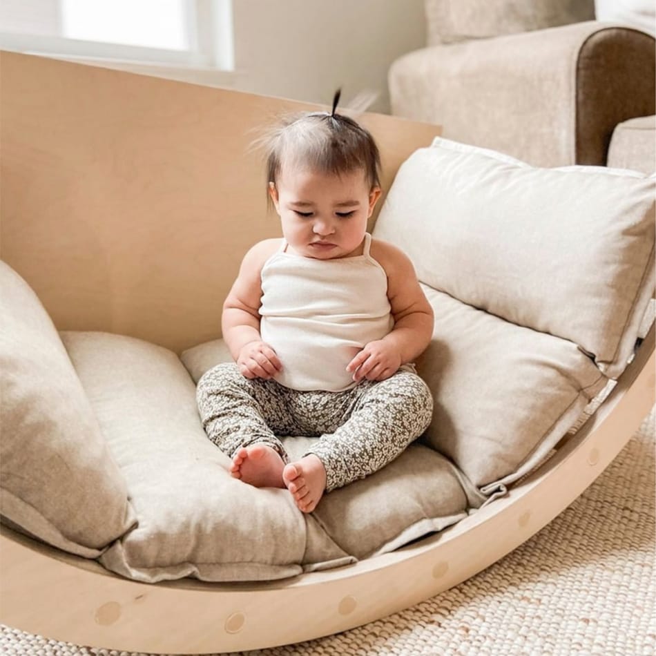 Baby Sensory Training Shake Chair for Children's, Learning Table, Climbing Arch