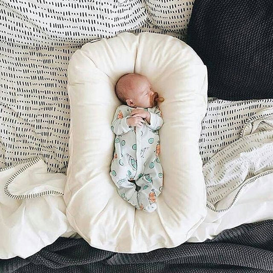 New Born Baby Nest/ Baby Lounger- Off white